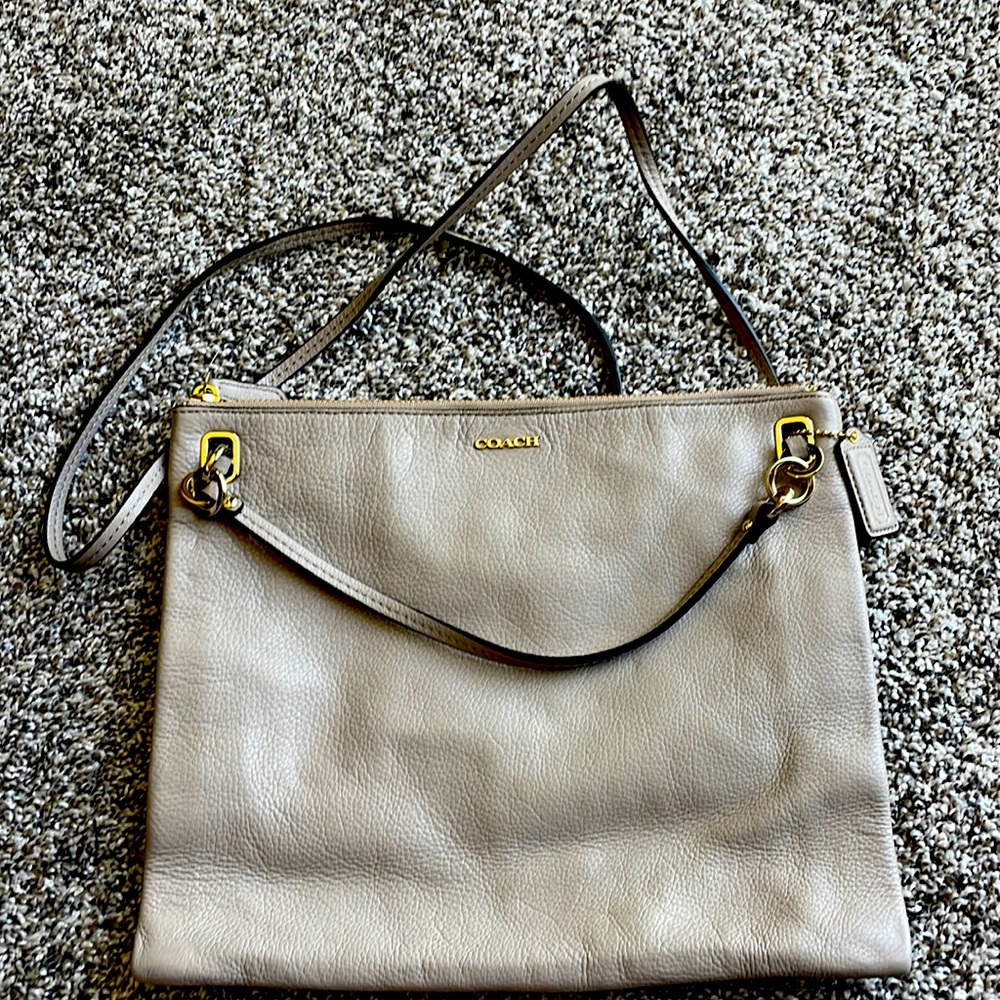 Coach pebble leather small cross body